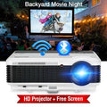 6000lms android wifi projector smart home theater proyector online tv video bt