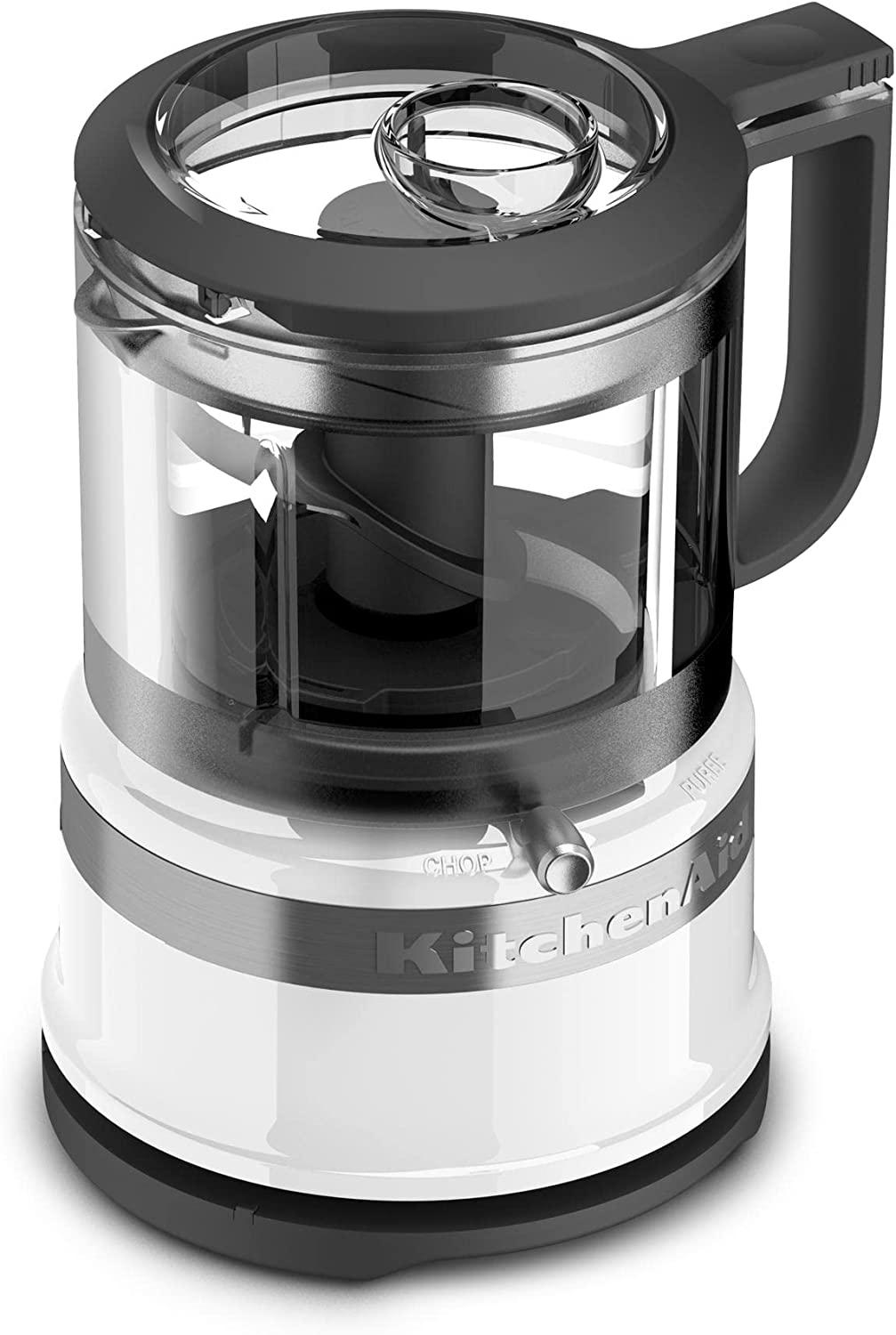 KitchenAid KFC3516WH 3.5 Cup Food Chopper, White