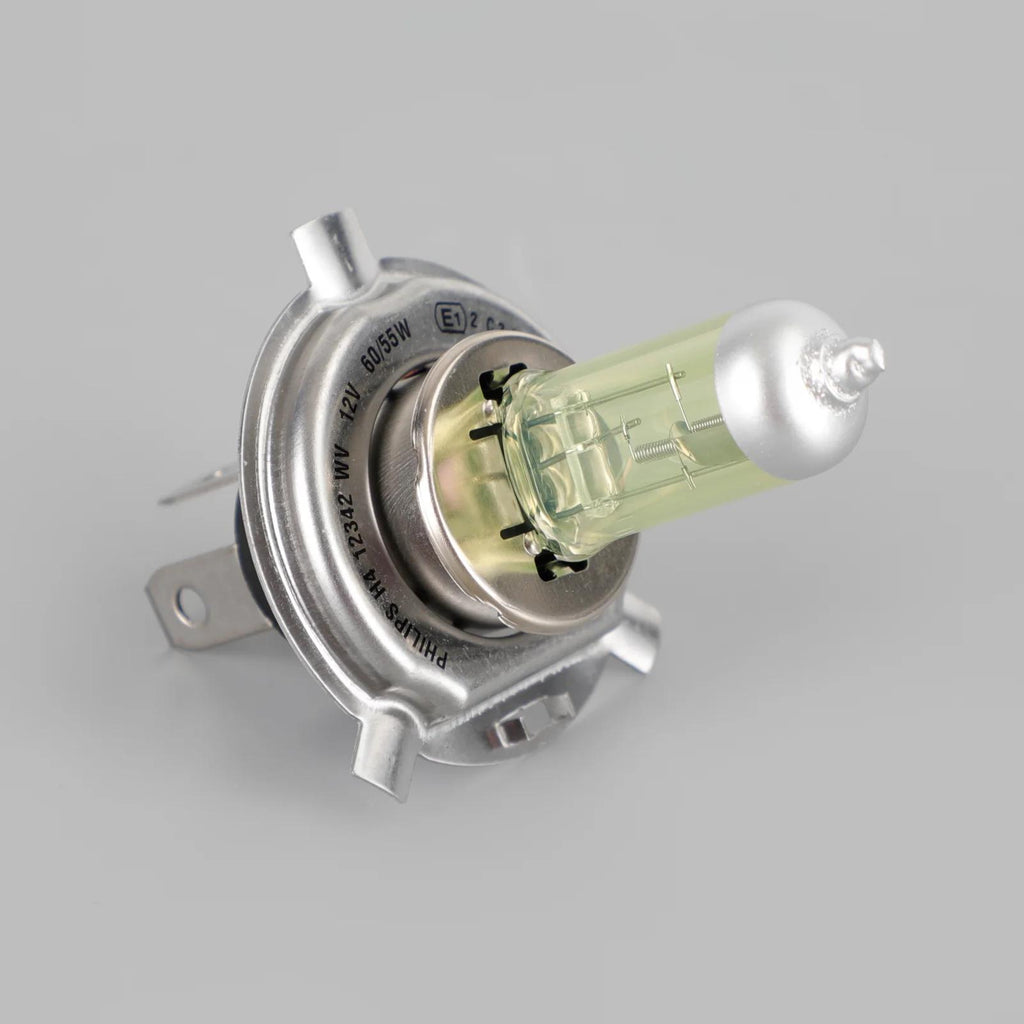 12V 60/55W Bulb Philips 12342WV H4 WeatherVision Ultimate Yellow Light Generic