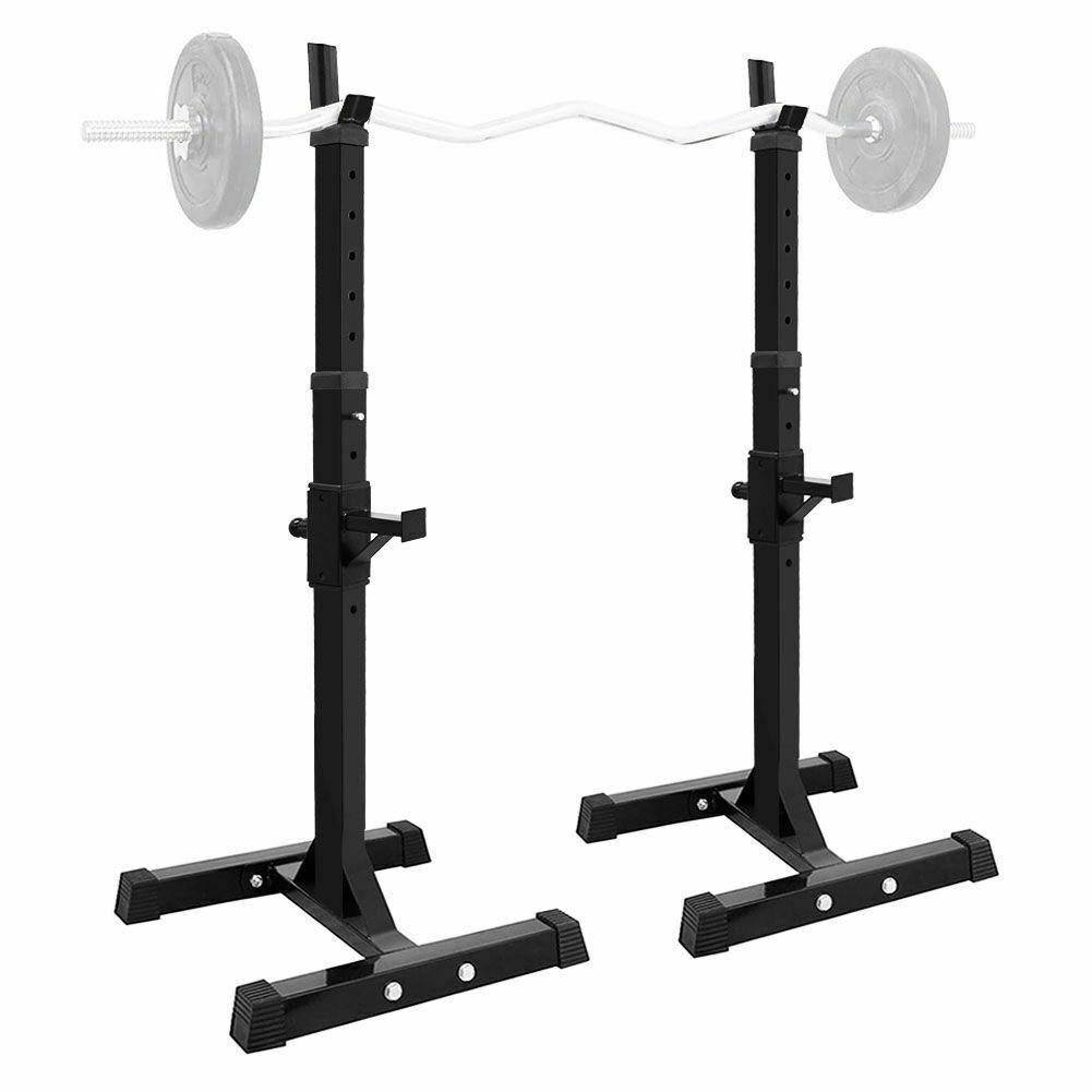 Brand Adjustable Squat Rack Bench Press Power Weight Rack Lifting Barbell Stand Home