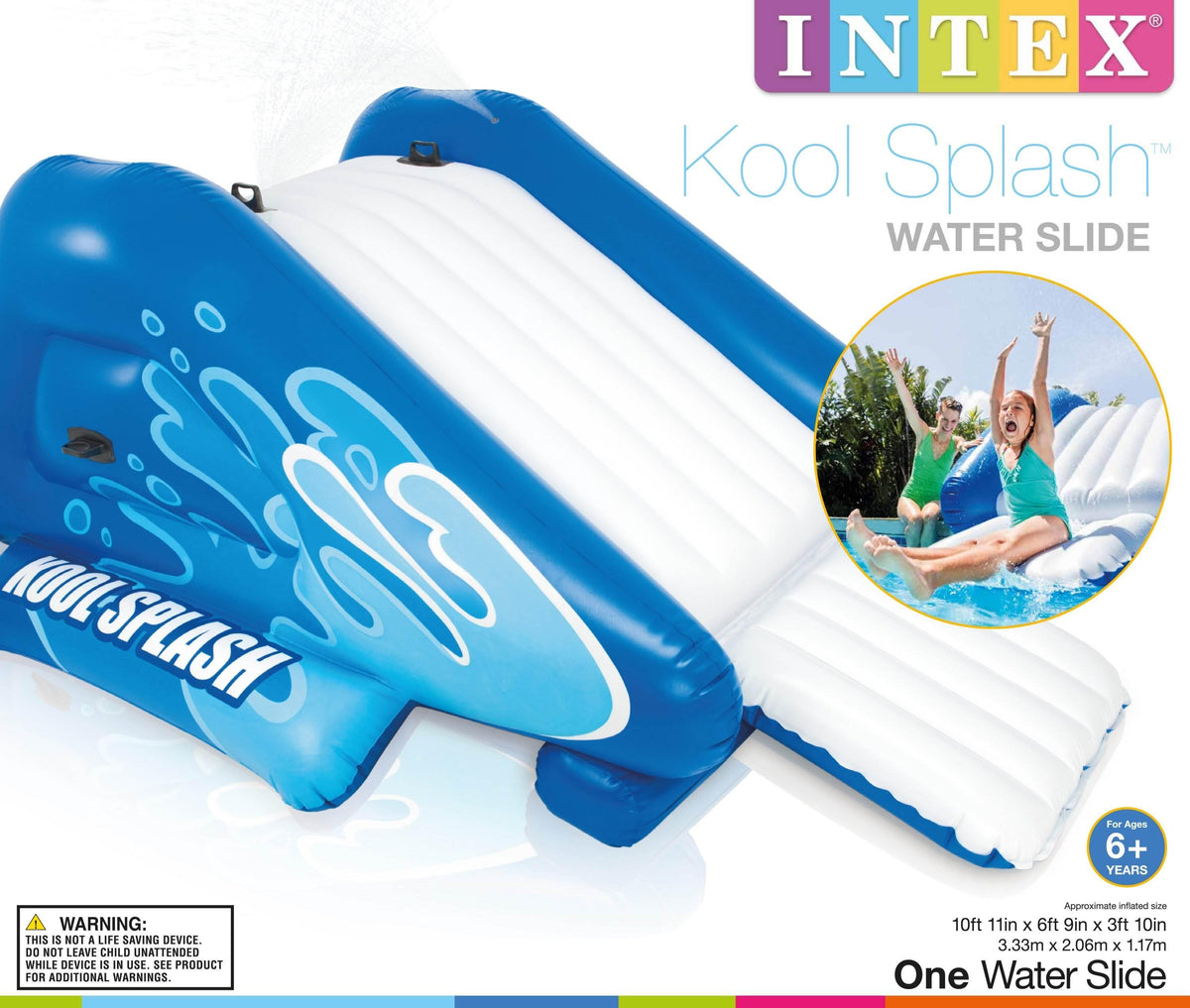 Kool Splash Inflatable Play Center and Adhesive Repair Patch 6 Pack Kit