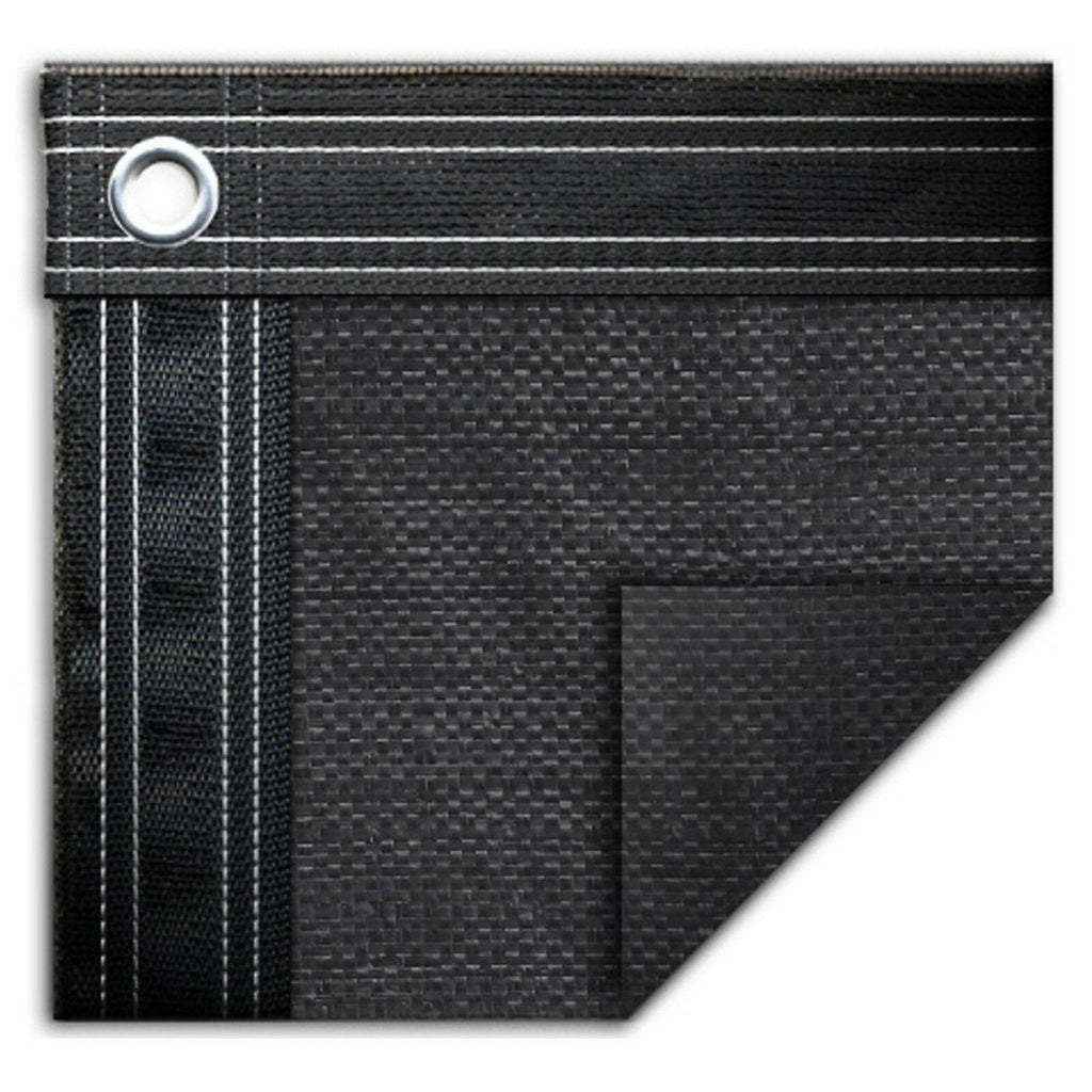 buffalo blizzard 30 x 50 rectangle black mesh swimming pool winter cover w/ tube