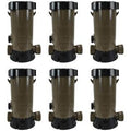 Hydro Tools Auto Inline Above Ground Swimming Pool Chlorinator Feeder (6 Pack)