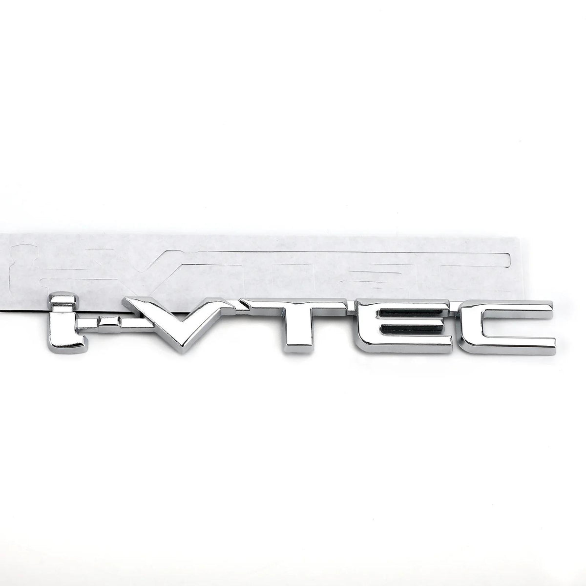 3D Metal i-VTEC Car Trunk Rear Turbo Fender Emblem Badge Decals Stickers Silver Generic