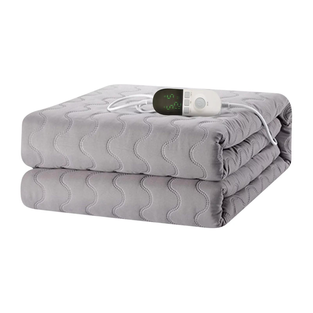 LnjYIGJ Heated Mattress Pad Single Control Easy Set And Fast Heating Technology Detachable Electric Heating Bed Toppers Electric Blankets