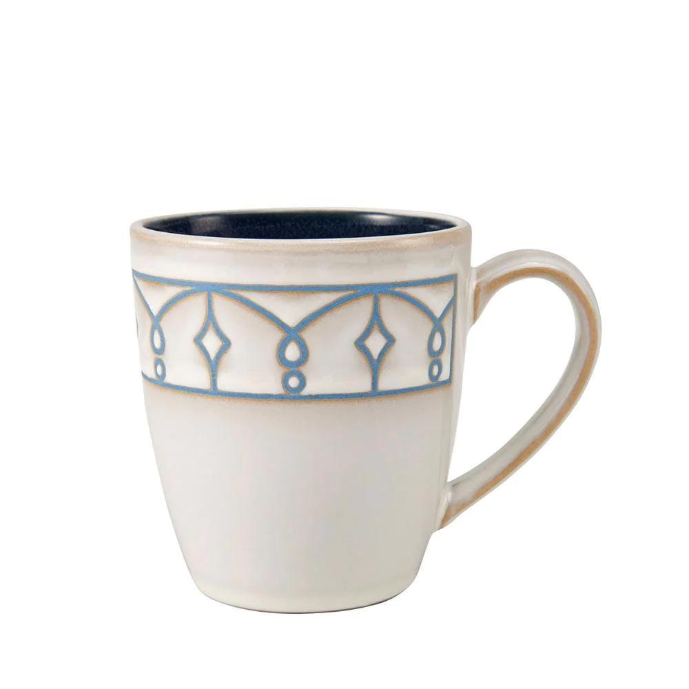 Remi Blue 16 Piece Dinnerware Set, Service for 4