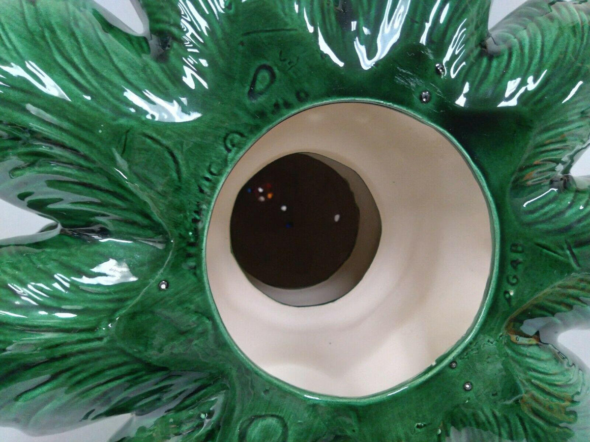 21 Atlantic Mold Green Ceramic Multi Color Light-Up Christmas Tree