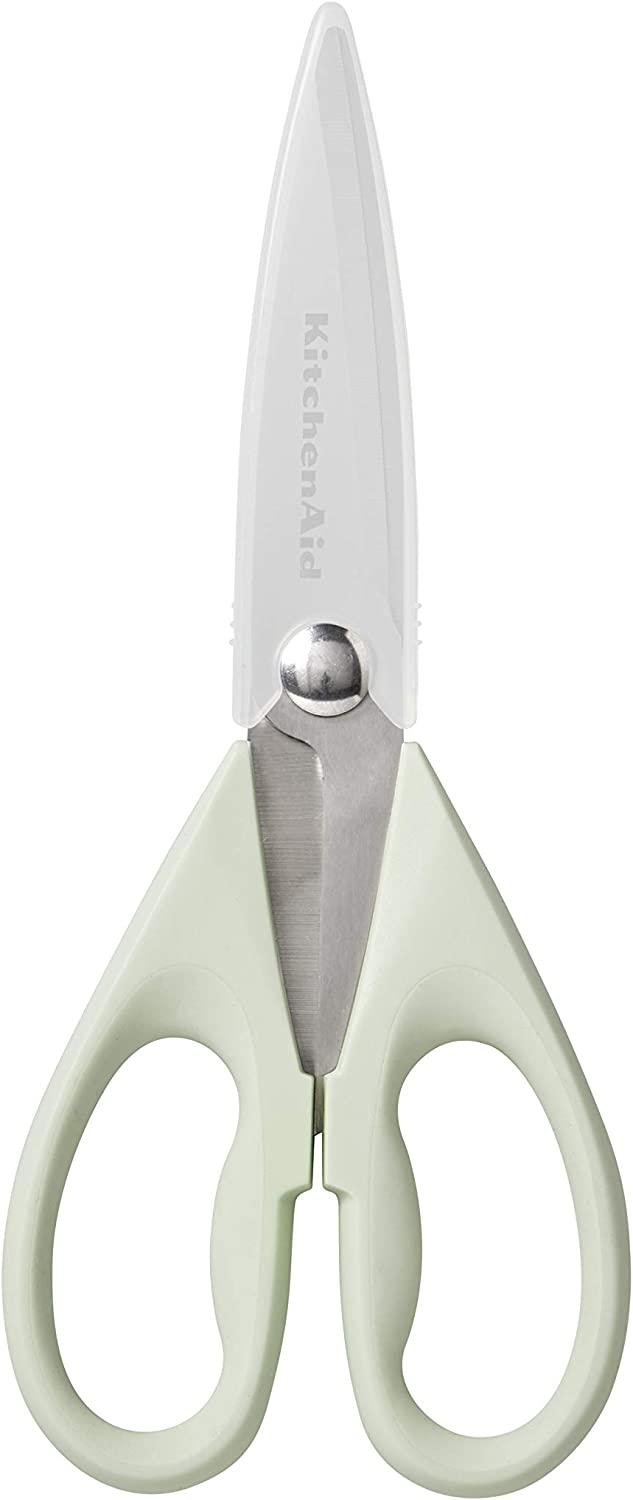 KitchenAid All Purpose Shears with Protective Sheath, 8.72-Inch, Pistachio