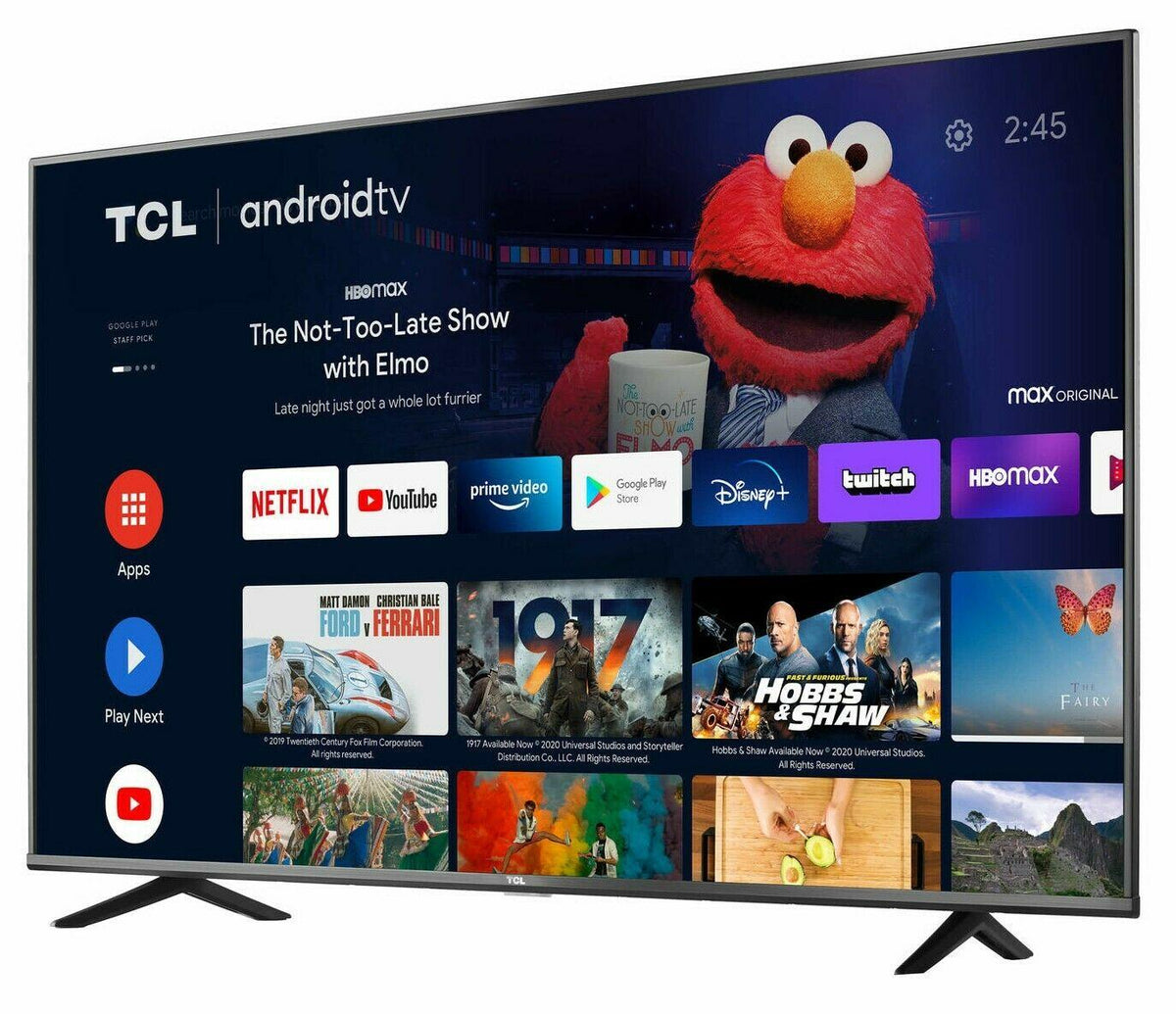 tcl 50s434 50" 4k ultra hd hdr led android smart tv