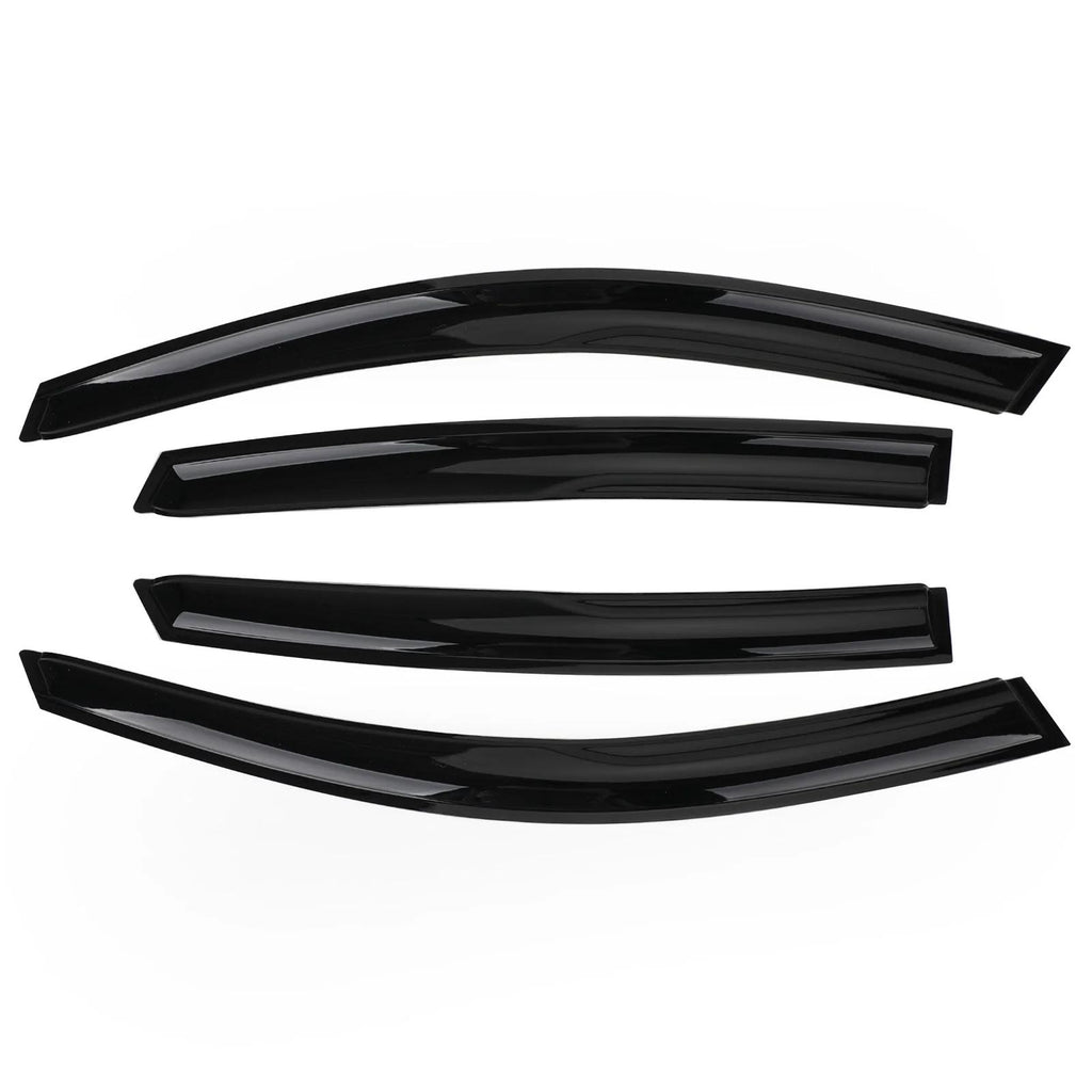 2018+ Honda Accord 4pcs Side Window Vent Visor Sun Rain Deflector Guard Generic