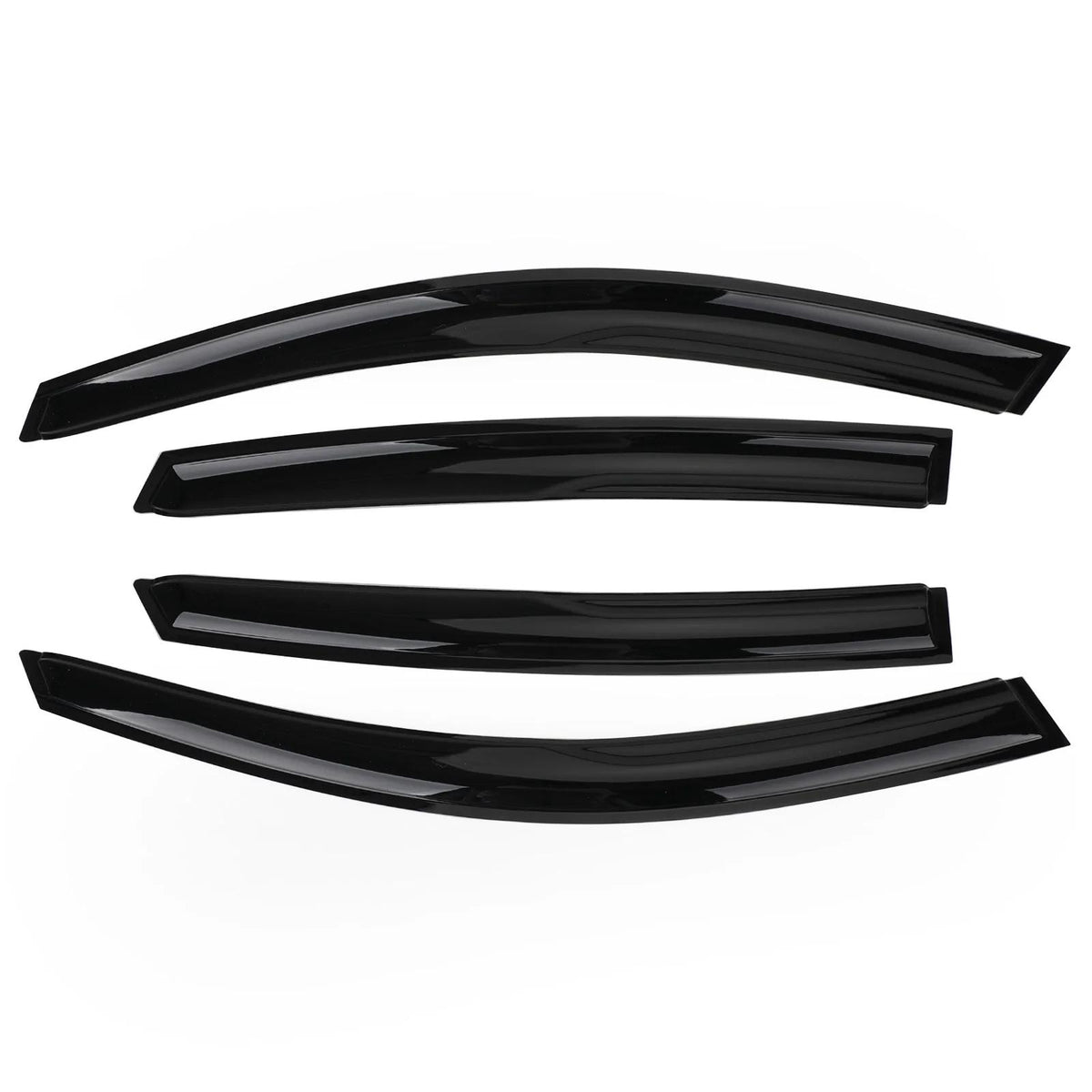 2018+ Honda Accord 4pcs Side Window Vent Visor Sun Rain Deflector Guard Generic