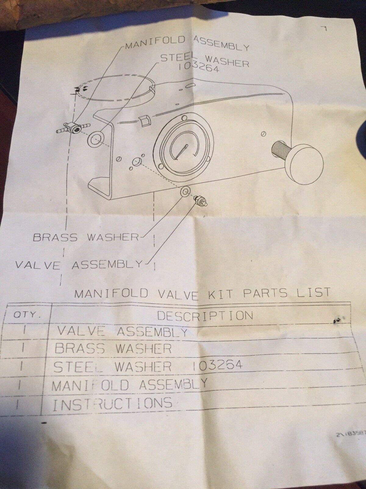 Ammco KIT-MANIFOLD, BLEED VALVE 8183586