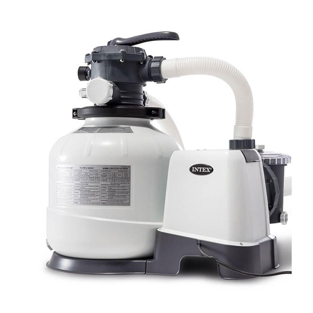 intex 2800 gph above ground pool sand filter pump and automatic pool vacuum