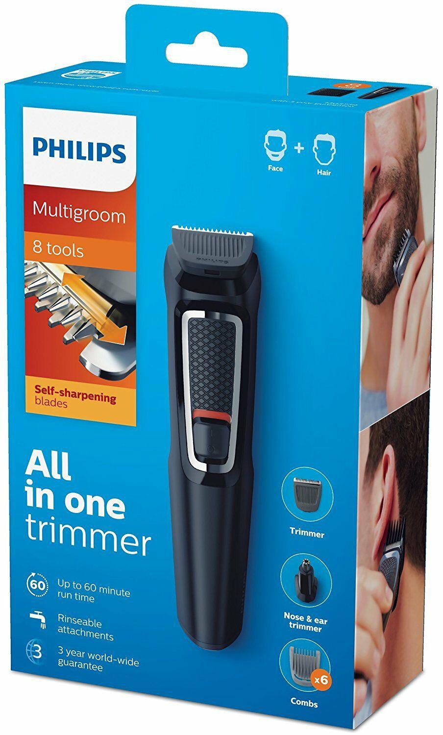 Philips Barber MG3730/15 Trimmer Of Beard And Precision 8 en1 Blades