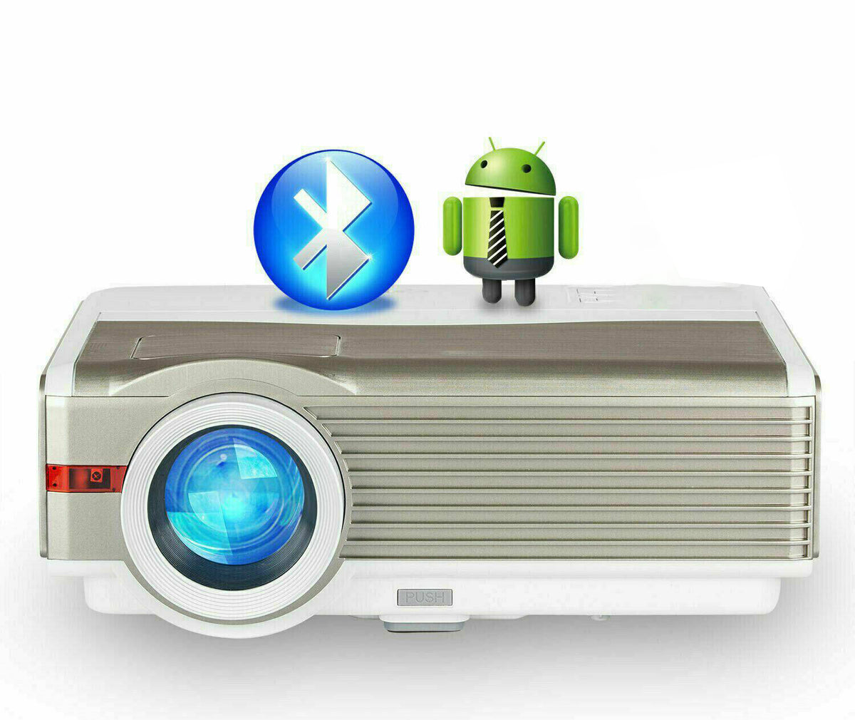 blue tooh wifi projector hd smart home theater online tv wlan wireless movie us