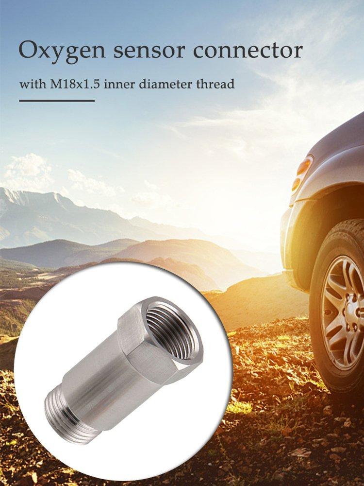 Universal M18 x 1.5 Thread Car Exhaust Oxygen O2 Sensor Spacers Adapter Kit