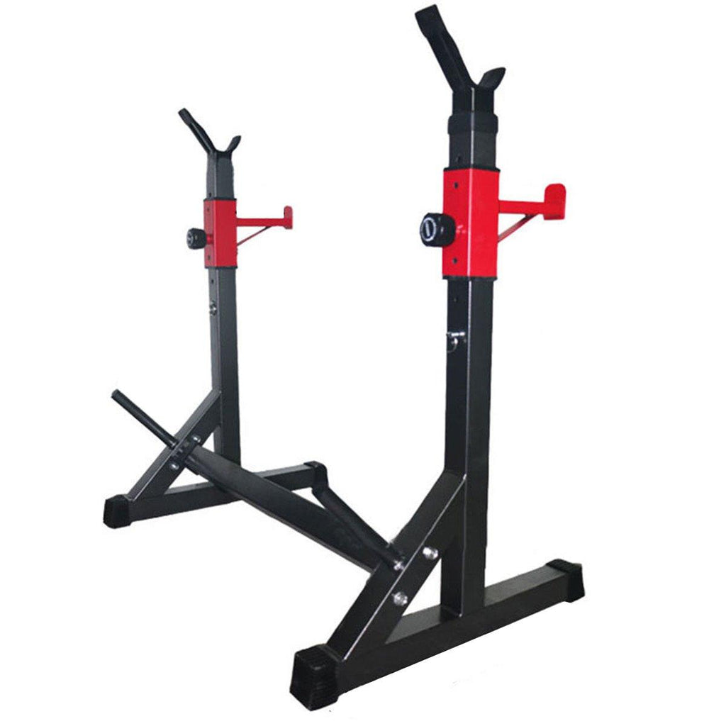 Squat Rack, Adjustable Height 32-64Inch Portable Dumbbell Racks Stand, Sturdy Steel Max Load 770 Lbs, Multi-Function Barbell Rack, Barbell Stand Weight Lifting Rack Gym