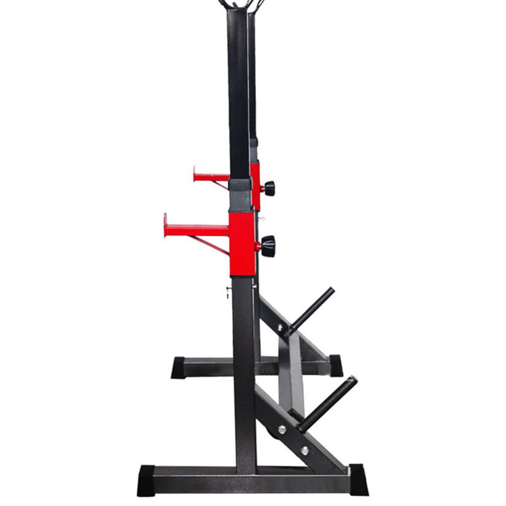 Squat Rack, Adjustable Height 32-64Inch Portable Dumbbell Racks Stand, Sturdy Steel Max Load 770 Lbs, Multi-Function Barbell Rack, Barbell Stand Weight Lifting Rack Gym