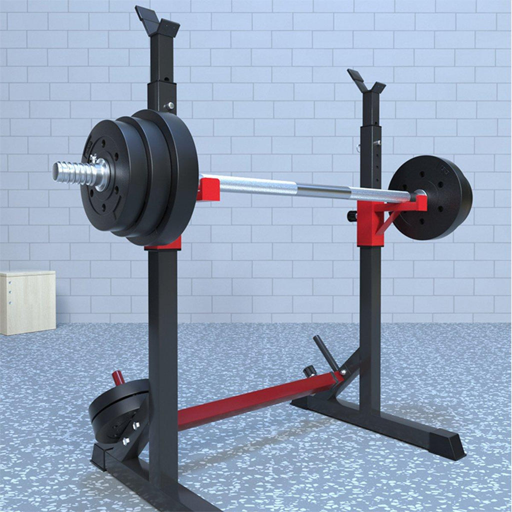 Squat Rack, Adjustable Height 32-64Inch Portable Dumbbell Racks Stand, Sturdy Steel Max Load 770 Lbs, Multi-Function Barbell Rack, Barbell Stand Weight Lifting Rack Gym