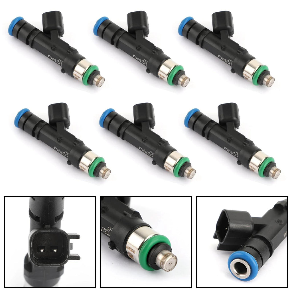 2004-2012 Dodge Ram 1500 6CPS Fuel Injectors 0280158020 81212145 53032701AA RL032701AA Generic