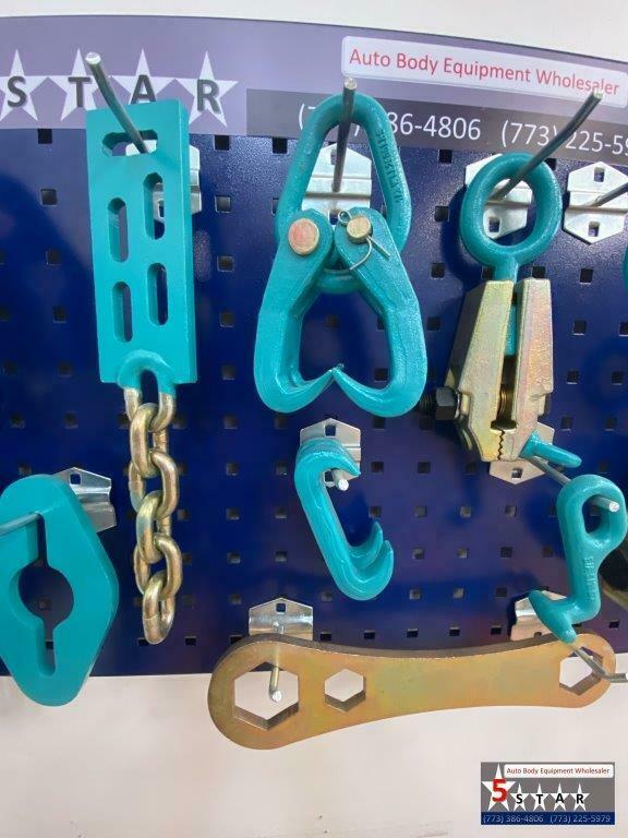 SET#40 - 13 PIECE SET HEAVY DUTY AUTO BODY FRAME MACHINE PULLING TOOLS CLAMPS
