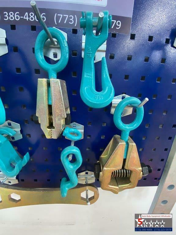 SET#40 - 13 PIECE SET HEAVY DUTY AUTO BODY FRAME MACHINE PULLING TOOLS CLAMPS