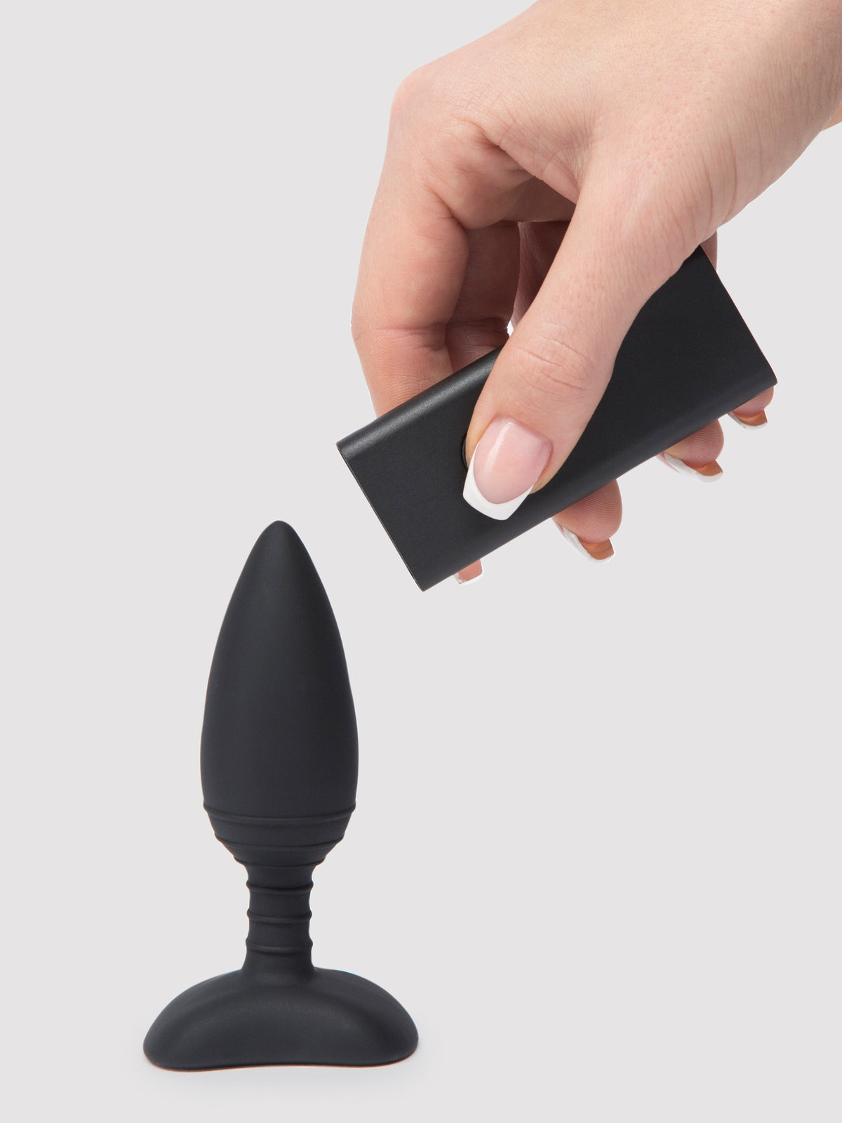Nexus Ace Small Quiet Remote Control Vibrating Butt Plug, Black