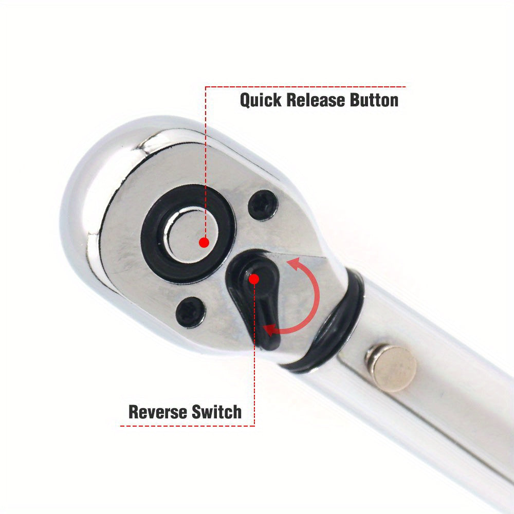 Torque Wrench 3/8'' 1/4''Square Drive Head Adjustable Torque Spanner 5-25N.m Hand Tools For Car Repair And Bike Repairing Square Drive Torque Key