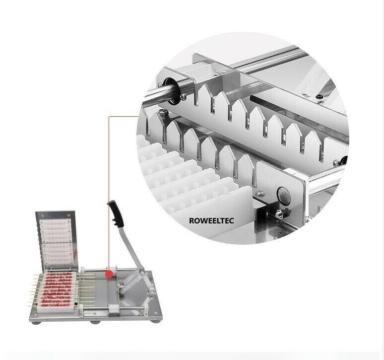 steel manual doner kebab meat skewer machine T