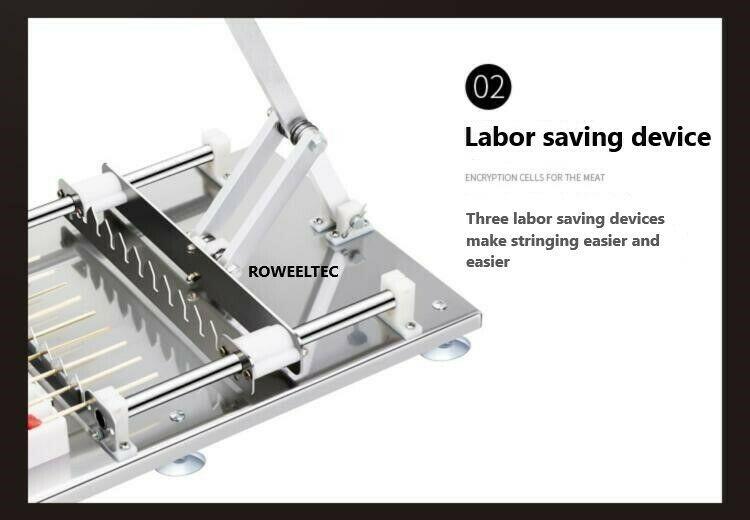 steel manual doner kebab meat skewer machine T