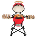 US 18 Inch Charcoal Grill Multiple Cooking Smoke Bake Roast For Courtyard Party