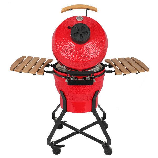 US 18 Inch Charcoal Grill Multiple Cooking Smoke Bake Roast For Courtyard Party