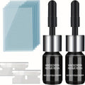 2pack Car Windshield Repair Kit: ly Fix Cracks & Scratches On Any Glass!
