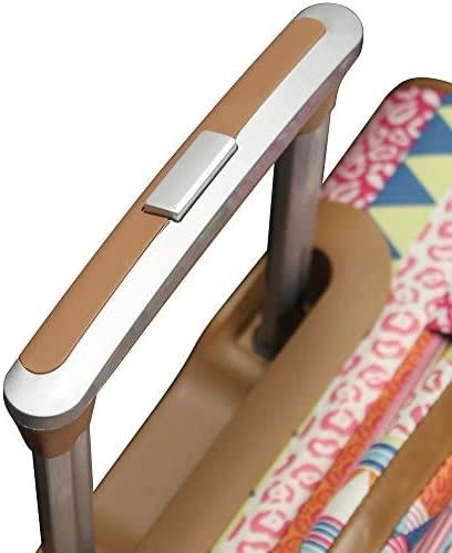 er Pattern Collection 3 Piece Luggage Set Lightweight Expandable Softside Suitcase With Spinner Wheels For Women-Travel Set includes 20 Inches Carry On, 24 Inch &amp; 28-Inch Checked Bag