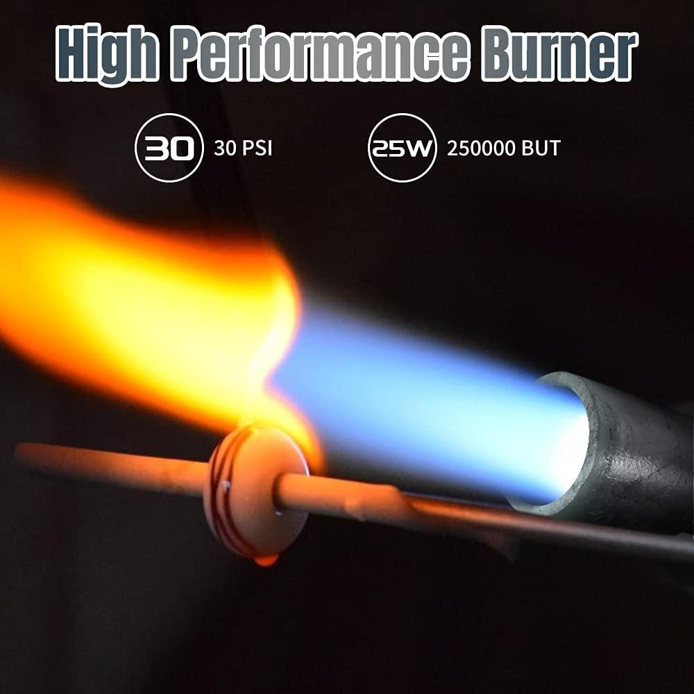 YICHANG Propane Forge TF9000 Portable Gas Forge Single Burner Knife Making Blacksmith Kit for Farrier Sword