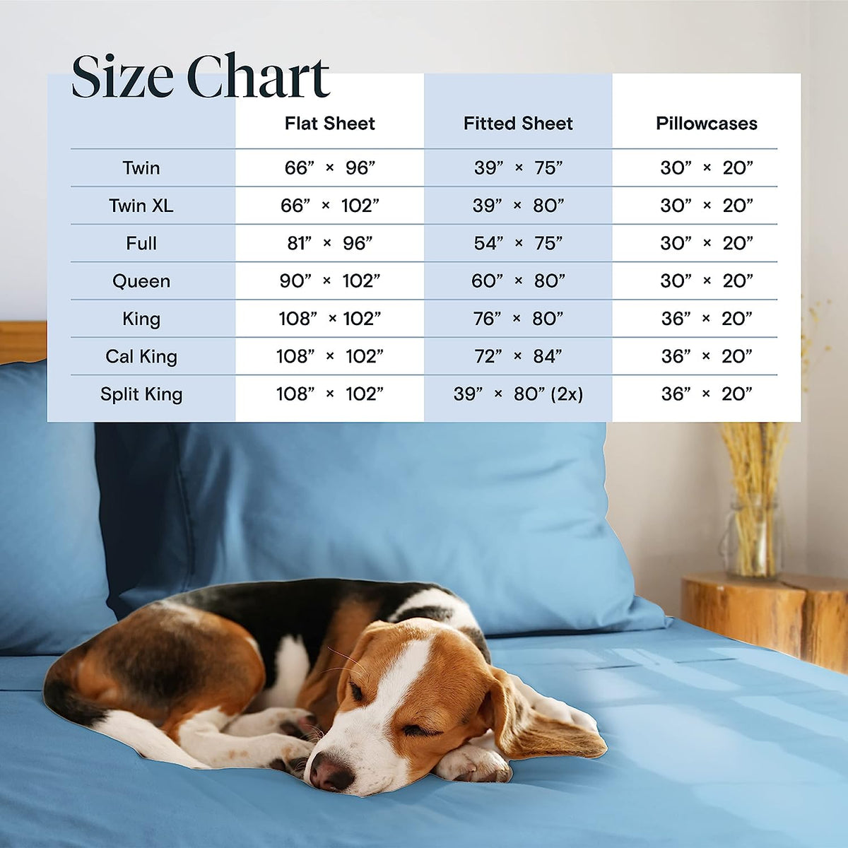 LuxClub 6 PC King Size Sheet Set Bamboo Sheets Deep Pockets 18" Eco Friendly Wrinkle Free Cooling Sheets Machine Washable Hotel Bedding Silky Soft - Light Blue King