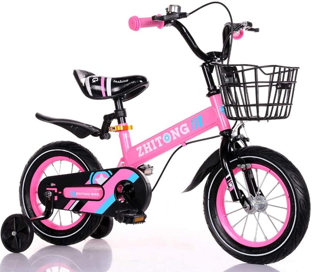 JLFSDB Kids Bike BMX Bike for Kids Boys Girls Bicycle Kids Bike Bicycle with Training Wheels Hand Brakes Children Unisex Toddler Bikes for Girls Boys Ages 2-9 Years Old,3 Colours, 12”, 14”, 16”, 18”