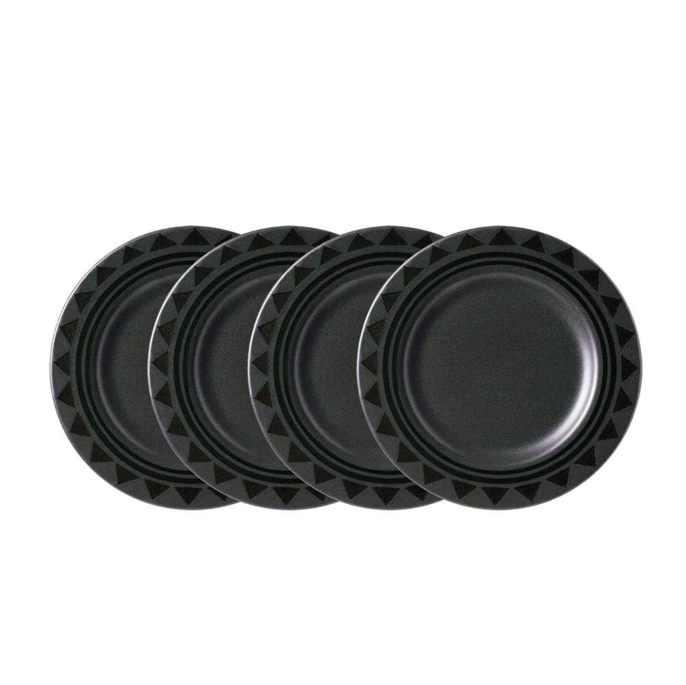 Midnight SunSet of 4 Dinner Plates