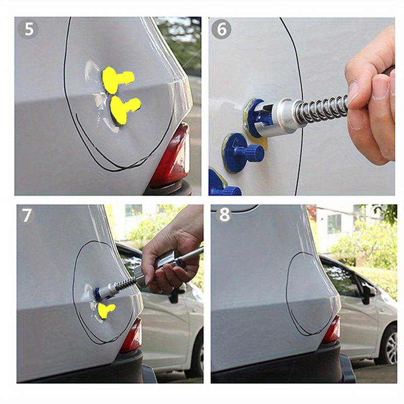 Effortlessly Remove Car Dents with This Comprehensive Repair Tool Kit!
