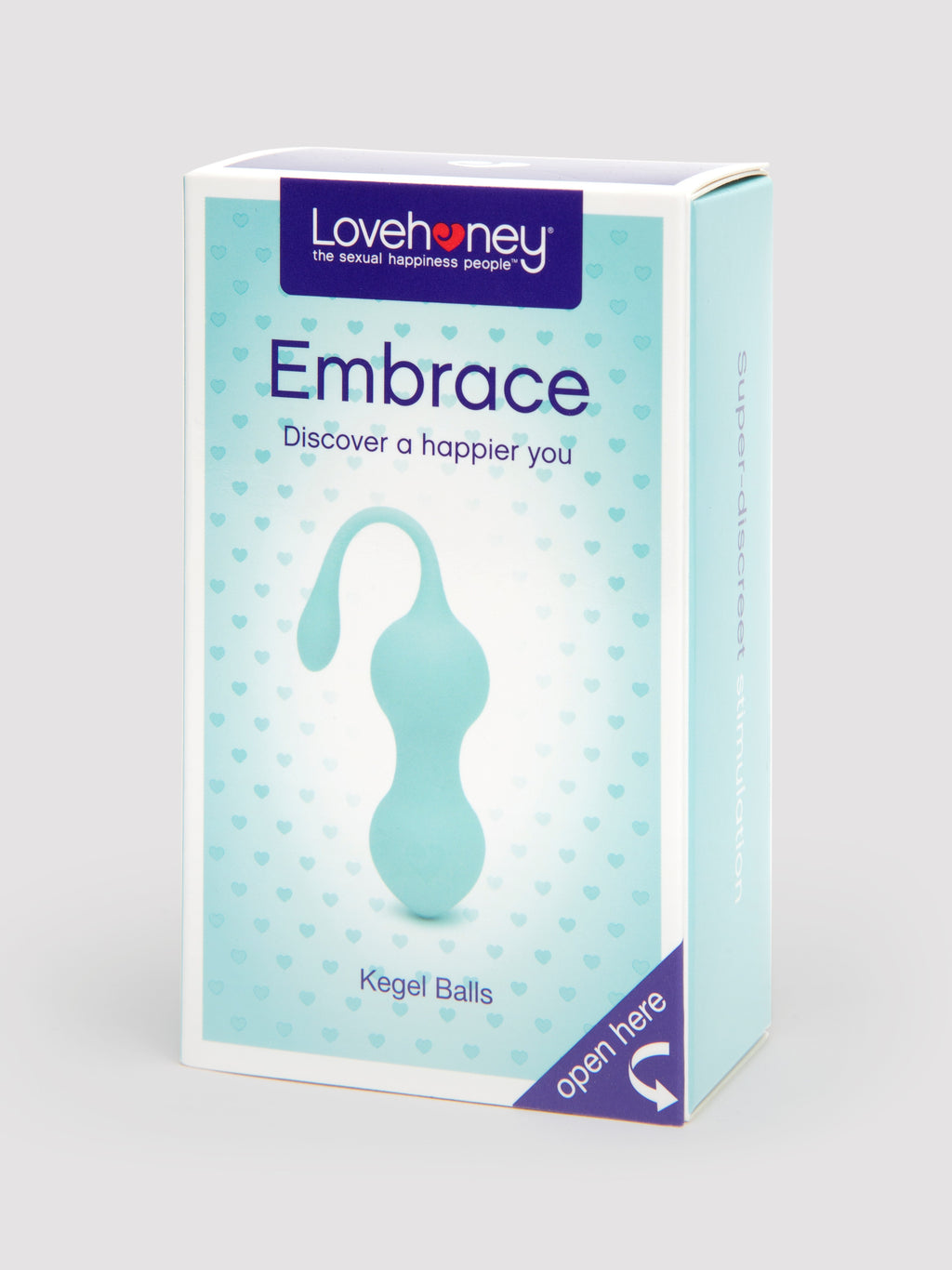 Lovehoney Embrace Silicone Kegel Balls 1.9 oz, Blue