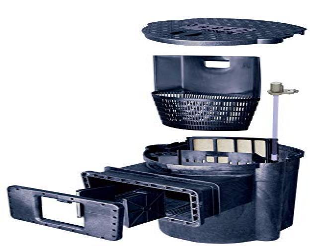 Savio SS0000 Standard (Large) Skimmer (face Plate Sold Separately), Black