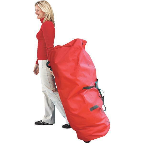 (6)-Polyester 9' Wheel Rolling Christmas Tree StoraBag 77002-1