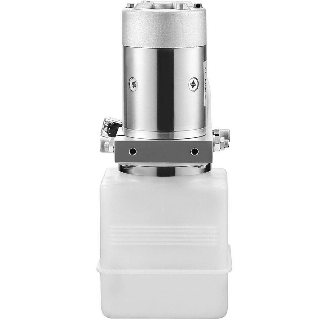 12V Hydraulic Pump for Dump Trailer -4 Quart- Double Acting and Unit Unloading