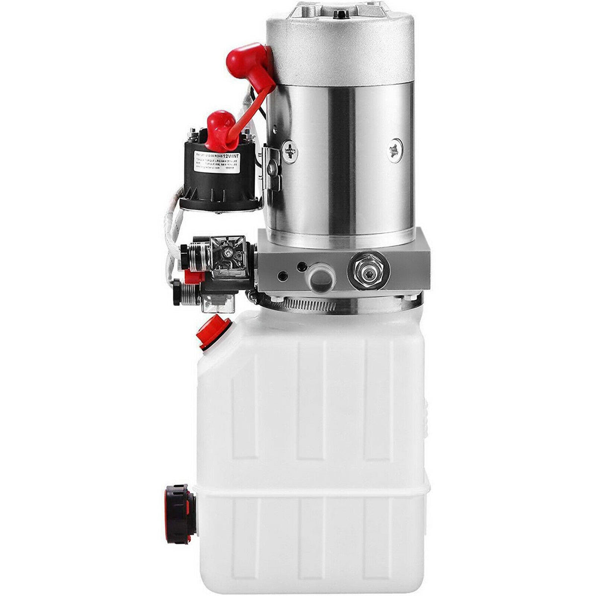 12V Hydraulic Pump for Dump Trailer -4 Quart- Double Acting and Unit Unloading