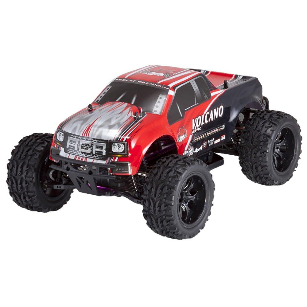 Redcat Racing Volcano EPX 1:10 Scale Electric 19T Monster Truck, Red and Black