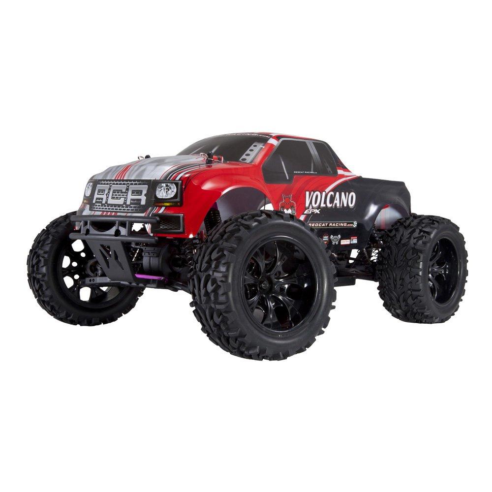 Redcat Racing Volcano EPX 1:10 Scale Electric 19T Monster Truck, Red and Black