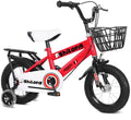 JLFSDB Kids Bike BMX Bike for Kids Boys Girls Bicycle Girl’s Boy’s Kids Children Bike Bicycle with Training Wheels Hand Brakes 3 Colours, 12”14”16”18”for Unisex Toddler A2-8 Year Old