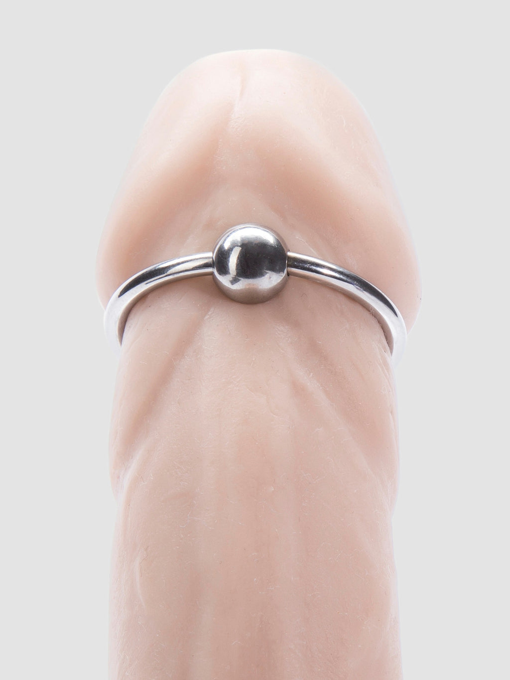 DOMINIX Deluxe Steel Glans Ring, Silver