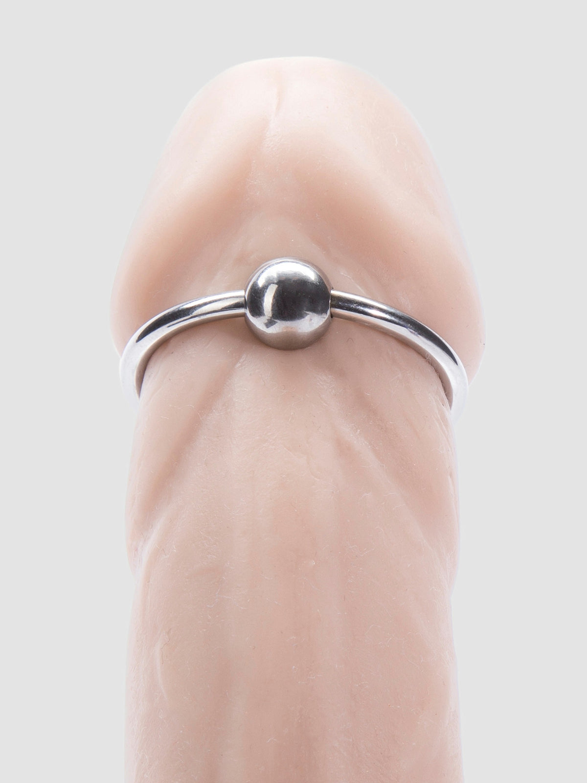 DOMINIX Deluxe Steel Glans Ring, Silver