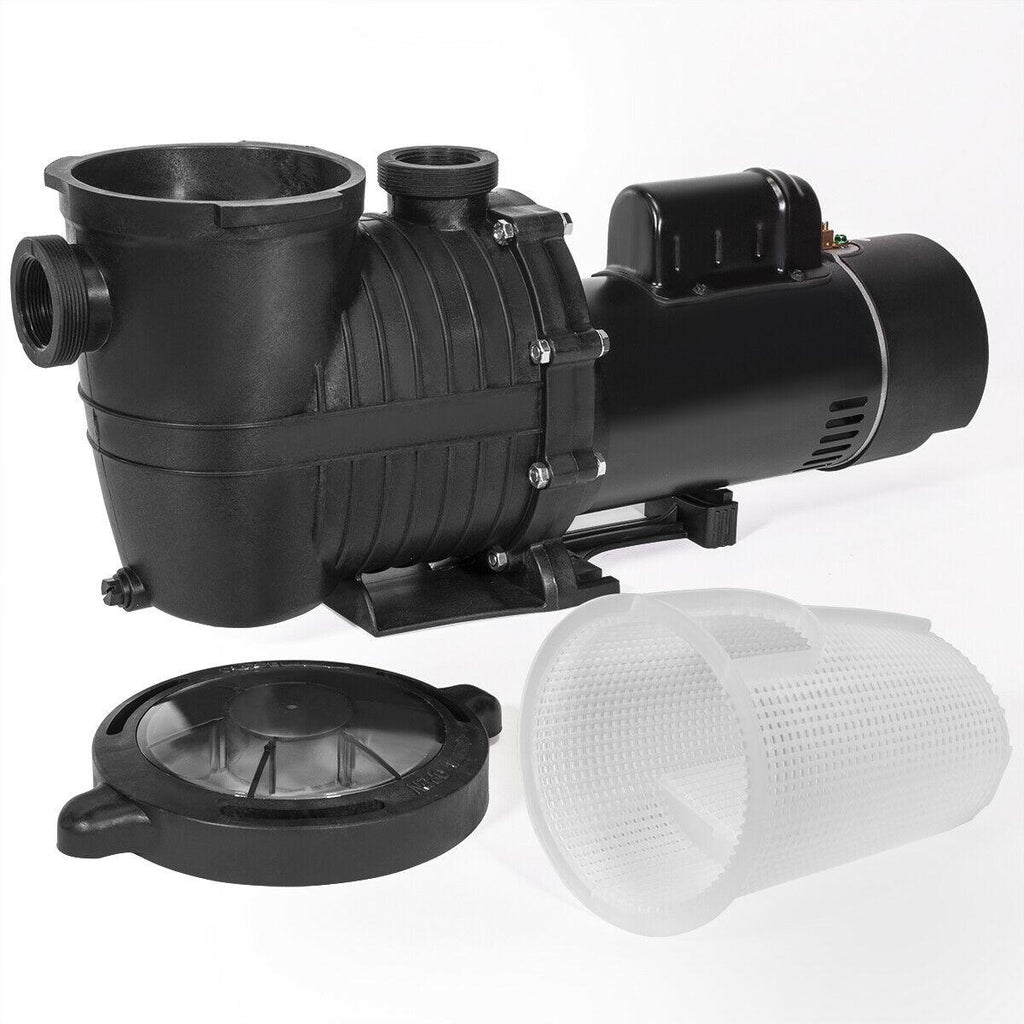 dual speed 2hp high-flo inground swimming pool pump energy saving